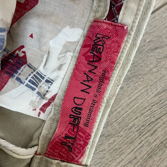 Keanan Duffty England's Dreaming Shorts Size 36 Khaki Tan Loose READ - Picture 6 of 10